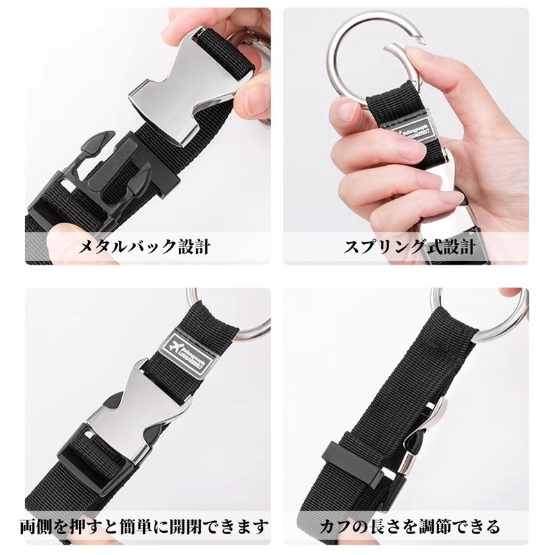 nalaina Luggage Strap, Jacket Holder, Suitcase Belt, Backpack, Belt, Portable,
