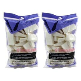 Victoria Vogue Cosmetic Wedges 32 Count Regular Size (2 Pack)