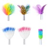 ORSDA 6Pcs Interchangeable Attachments Cat Feather Toys Replaceable Feathers and
