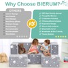 BIERUM Kids Couch, 6PCS Modular Kids Play Couch with Blanket,