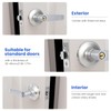 2 Pack Door Handle Lock with Keys, Door Lock for