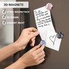 BIROYAL Pack of 30 Fridge Magnets, Magnets for Magnetic Board,