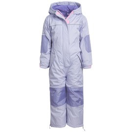 Wippette Toddler Girls Snowsuit - Fleece Lined Hooded One Piece Snow Coveralls for Toddler and Baby Girl (Sizes: 18M-6X), Size 18M, Lavender