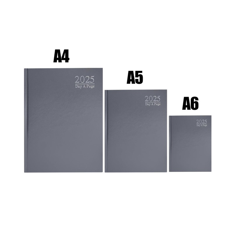 2025 A4 / A5 / A6 Diary Day to Page