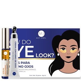 MIST JEWEL Kit sueros faciales Acido Hialurónico, Retinol y Vitamina C + E | Conjunto de serums (Kit Belleza en tu mirada)