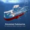 Simulated Submarine Mini Remote‑Controlled Submarine Toy Model Fish Tank Decoration
