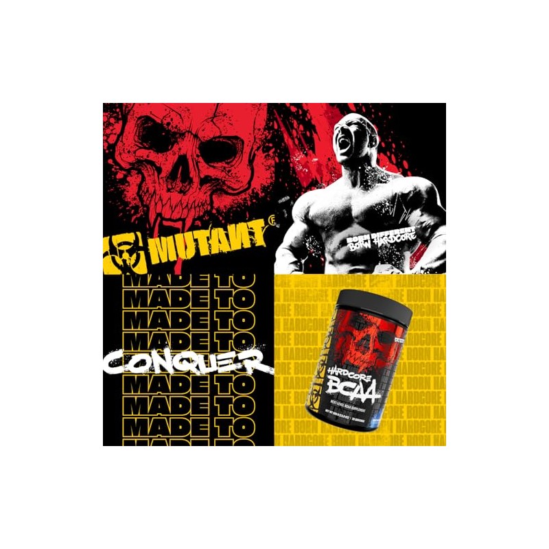 Mutant Hardcore BCAA Sabor Ponche de Frutas con Electrolitos 30