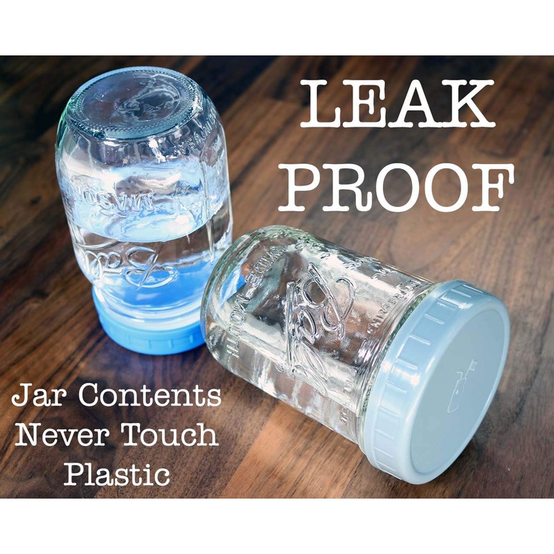 MJL Leak Proof Plastic Storage Lids With Silicone Liners For