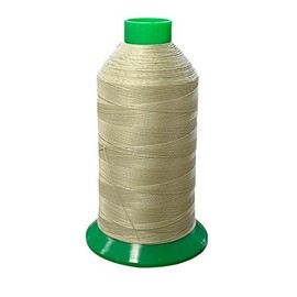 Serabond Bonded Polyester Thread 92 UV Resistant Heavy Duty Sewing Thread 8 oz Spool - Can Be Used On Home Sewing Machines (Sand)