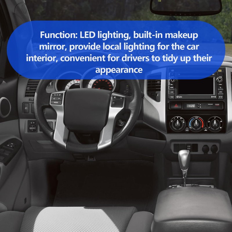 Driver Left Side Sun Visor Replacement Compatible with Tacoma 2005-2015,