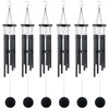Yahenda 6 Pieces Rustic Wind Chimes for Outside 28 Inch