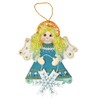 MerryStockings Felt Ornament Kit, Collectible Angels Series, DIY, Sequins, Beads,