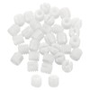 sourcing map 200Pcs 0.35"x0.34" Hinge Dowels, Plastic Dowel Insert with