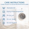 Bedecor Super king waterproof mattress protector Breathable Terry Towelling Mattress