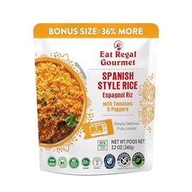 Eat Regal Spanish Rice, Ready to Eat Ancient Grains Blend, 12 oz, Pack of 8, Microwavable