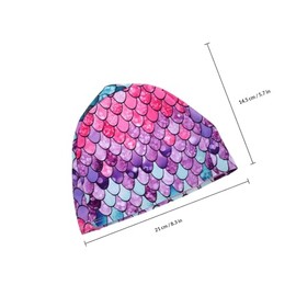 Sosoport Gorro De NatacióN para NiñOs De Dibujos Animados Sombrero EláStico De NatacióN Ligero Y Flexible Protector De Cabello para Piscina Y Deportes