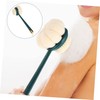 COLLBATH Dual-sided Soft Bristle Bath Brush with Handle Back Scrubber