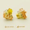 MAGIC-REFINER x Banana Yellow Switches for Mechanical Keyboard DIY, 38gf