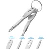 Screwdriver Keyring Set Comprise Flathead Screwdriver and Phillips Screwdriver&Wrench Tool,Portable