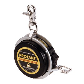 ProTape 3/8" x 50' Auto-Rewind Tape Measure w/ Nylon Coated Blade 45322 (950DCB) 10ths & Diameter by US Tape