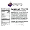 Cappuccino Supreme 2 lb bag Bananas Foster Instant Cappuccino Mix