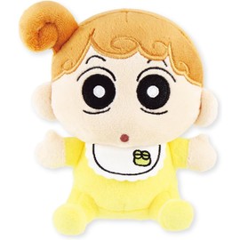 Tees Factory Crayon Shin-chan Sitting Mascot, Sunflower, Approx. 5.5 x 4.3 x 3.0 inches (140 x 110 x 75 mm) or less (excluding hands, feet, ears, hair) KS-5541815HM