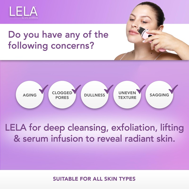 Spa Sciences - LELA - 4-in-1 Facial Spatula for Deep