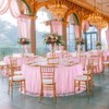 Pink Round Tulle Tablecloth 72 Inch Tulle Round Table Skirt