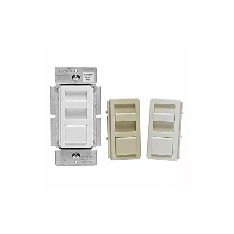 Leviton R50-IPL06-10M Single Pole 3 Way 120V Preset Slide Dimmer