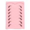 Pestañas Postizas Corto Natural Media Pestañas Wispy Clear Band Cat