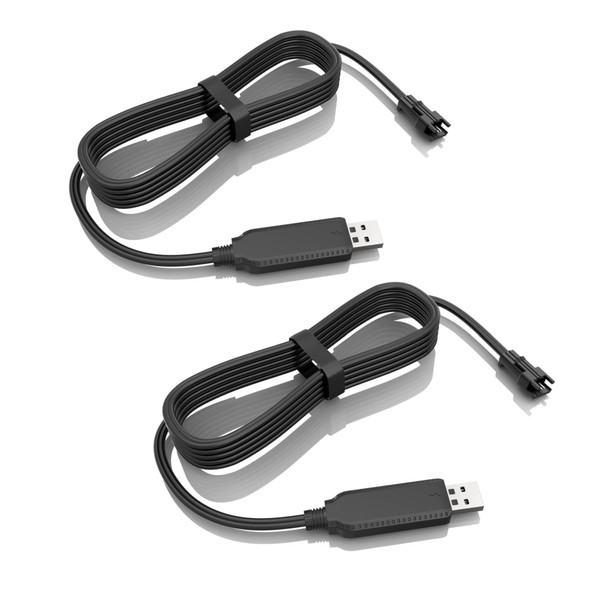 FITE ON USB Battery Charger Cable 3.7V SM-2P Connectors Compatible