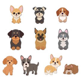 DELORIGIN Dog Cutting Dies Made of Metal Various Breeds Cutting Dies Card Making Cutting Dies Template Embossing Stencils Frame Cutting Stencils Novelties for DIY Embossing Scrapbooking Crafts