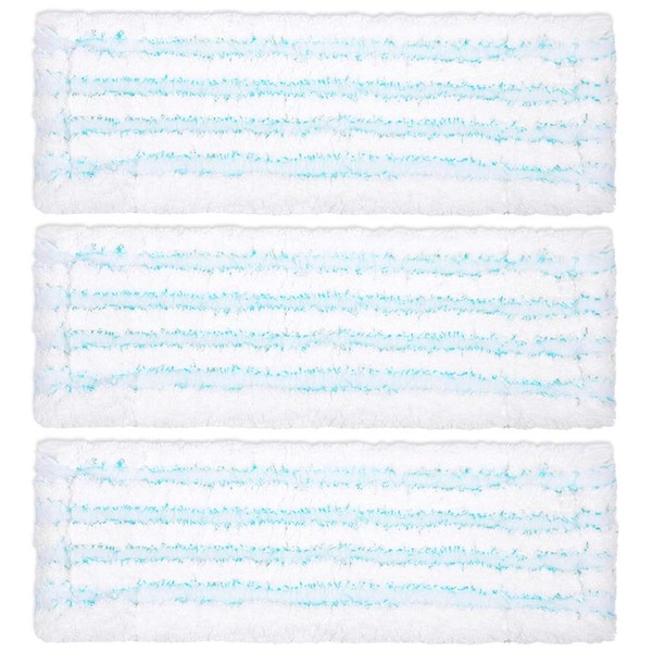 EasyMop Replacement Mop Covers for Profi XL Micro Duo & Cotton Plus Floor Mop Handles, Efficient Microfibre Covers for All Floors with Strong Water Absorption and Decontamination, Pack of 3