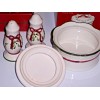 Nikko Holiday Hearth Candy Box & Salt Pepper Shaker Set