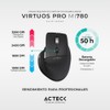 Acteck Mouse Ergonomico VIRTUOS Pro MI780 3000dpi Inalambrico 8 Botones