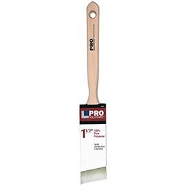 Pro Solutions 24215 Polyester Paint Brush, Standard Handle, 1-1/2" Angle Sash