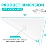 Qeke Bathroom Corner Shelf, Recessed 10" Shower Shelf Caddy, SUS304