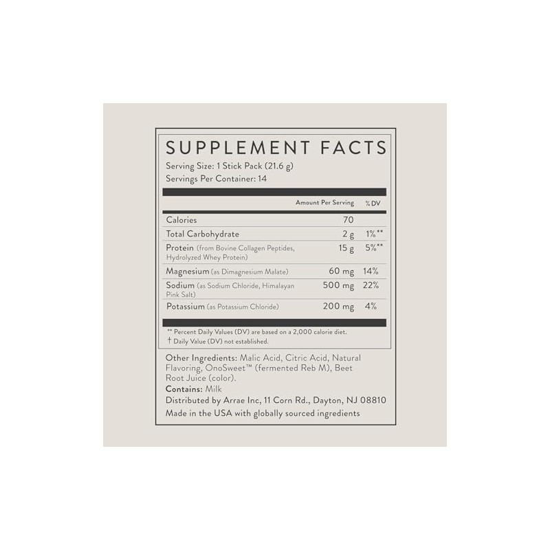 Arrae Clear Protein – Natural Protein Supplement, Smooth Texture, Easy