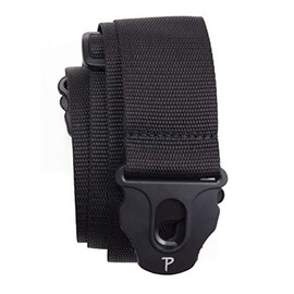 Perri’s Leathers Ltd.- Guitar Strap– Nylon– Lock End- Adjustable- for Acoustic/Bass/Electric Guitars – (NWSPL-7157)