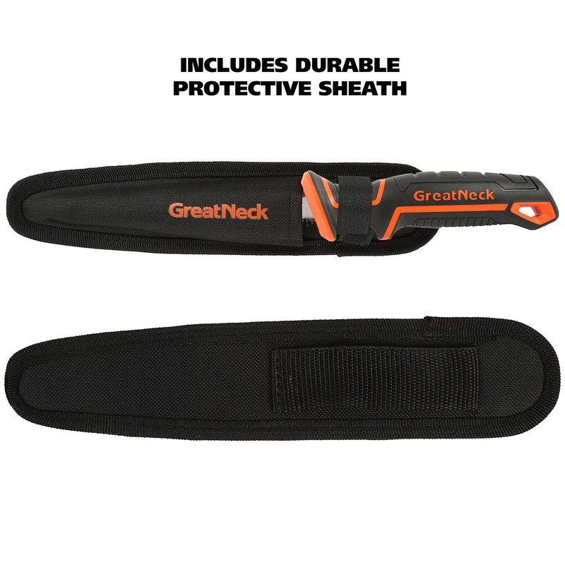 GreatNeck 74027 Rasping Jab Saw and Sheath, Drywall Cutter, Hand