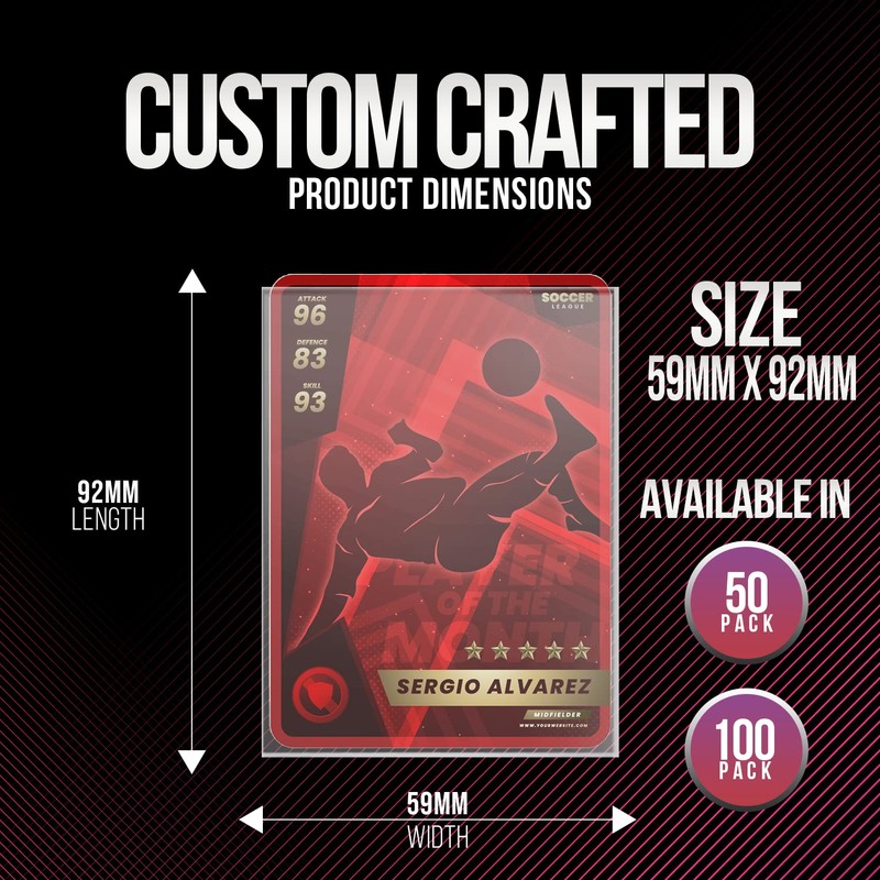 Sleeve Kings Euro Card Sleeves (59 x 92mm) 110 pzs
