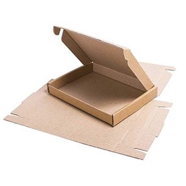 10 x DL Size Brown Boxes RM Large Letter Postal Cardboard Shipping Mailing Box Size (216mm x 110mm x 21mm) (8.5" x 4.3" x 0.8")