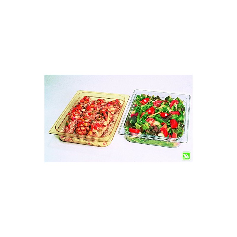 Rubbermaid 1/9 Gastronorm Hard Cover with Peg Hole - Clear