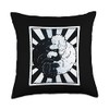 Yin Yang Poodle Dog Yin and Yang Funny Poodle Throw
