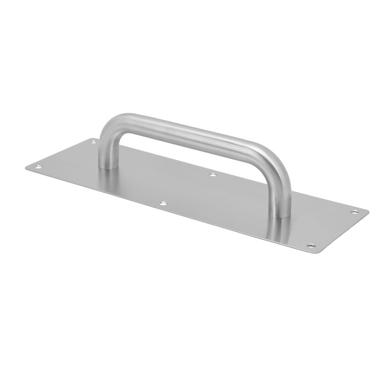 Pull Push Door Plate Handle with Screws 304 Stainless Steel