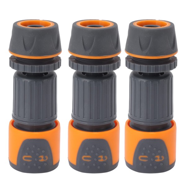 3pcs Garden Hose Quick Connectors, Multifunction Sturdy G1/2 Easy Connect