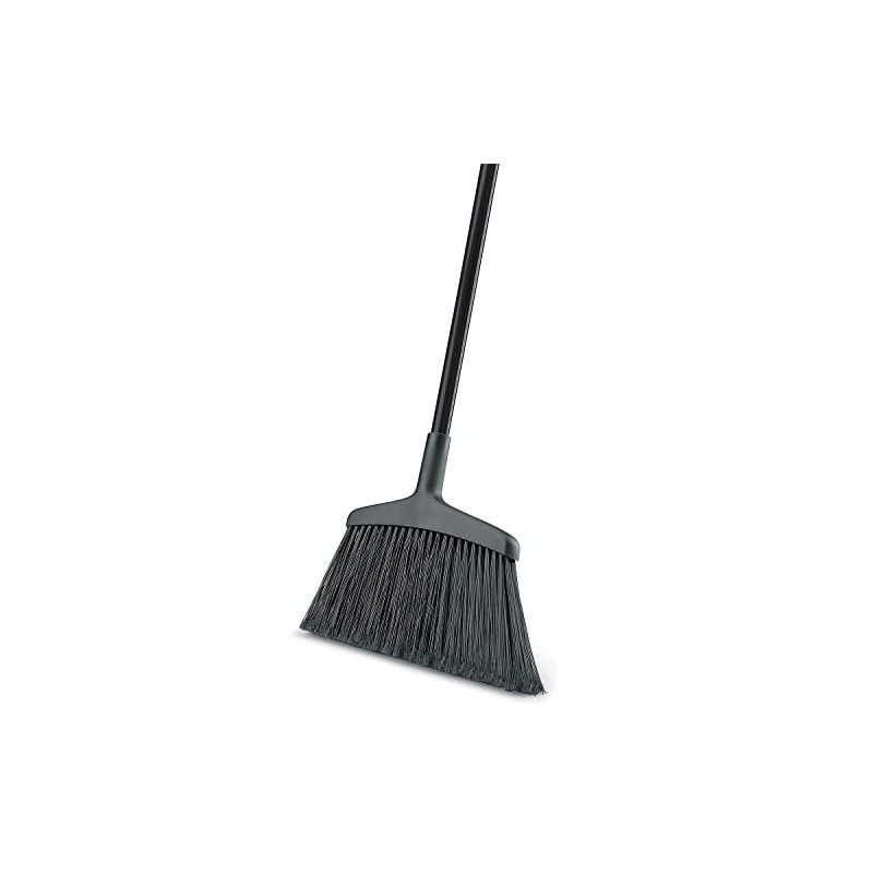 Wide Angle Broom,Black,55" L x 15" W