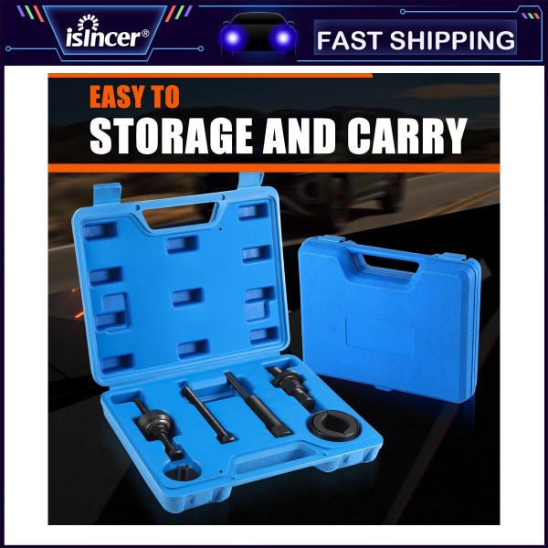 Gearzaar Pulley Puller Remover Installer Removal Tool Kit For GM