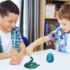 3D Printed Snake Egg Blue & Green Movable 3D Printed