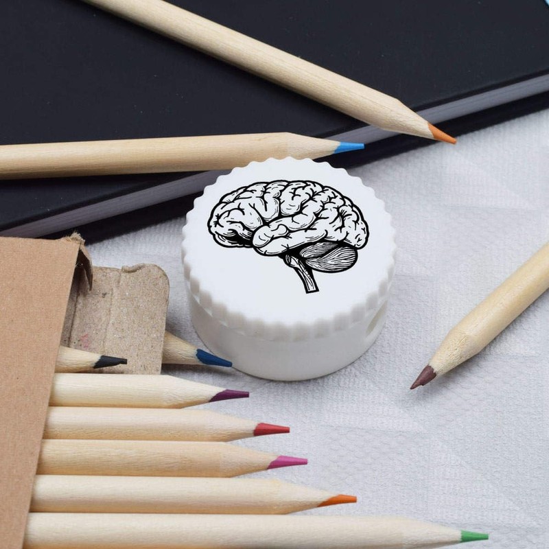'Human Brain Side View' Compact Pencil Sharpener (PS00041700)